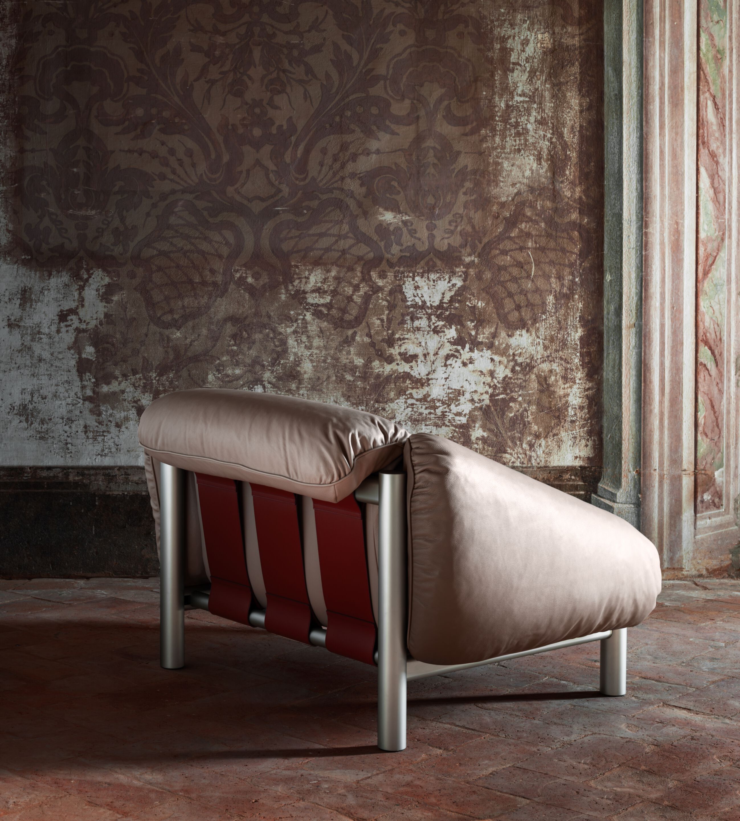 Кожаное кресло с подлокотниками GHIDINI1961 Flo ARCH-00086204 - Вид №3