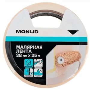 Малярная лента MONLID 38 мм x 25 м