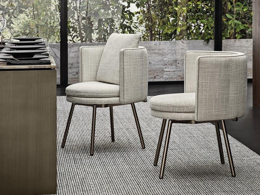Minotti Стул из мягкой ткани Torii sun-id-1399723 - Вид №3