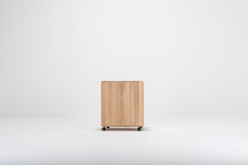 Gazzda Офисный комод из дуба на колесиках Ena 07c - Вид №1