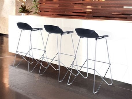 Полиамидный стул с подставкой для ног Caimi Brevetti Kaleidos ARCH-00100060