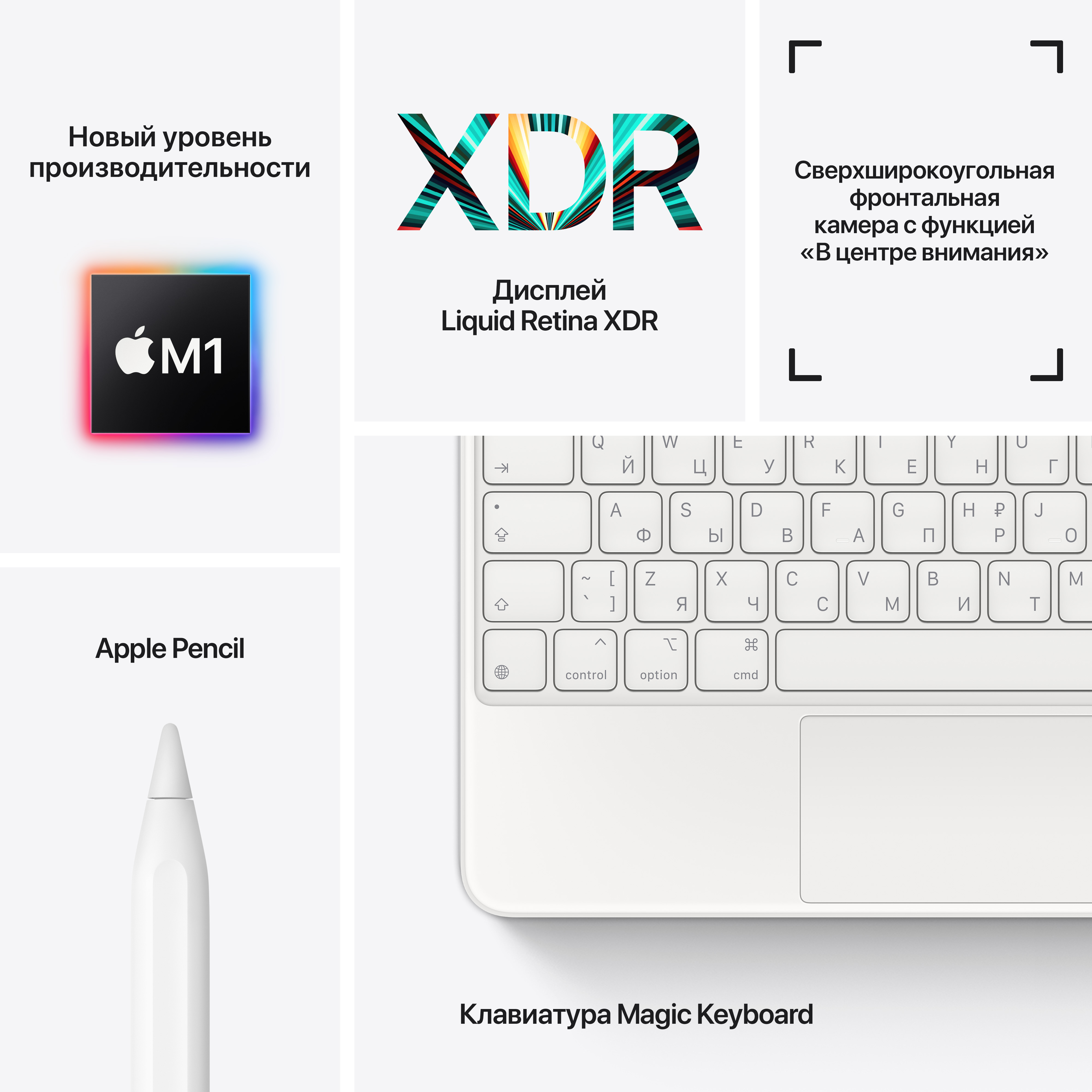 3H902RU/A 12.9-inch ipad pro wi-fi 128gb - silver (demo) Apple Santreyd  - Вид №6