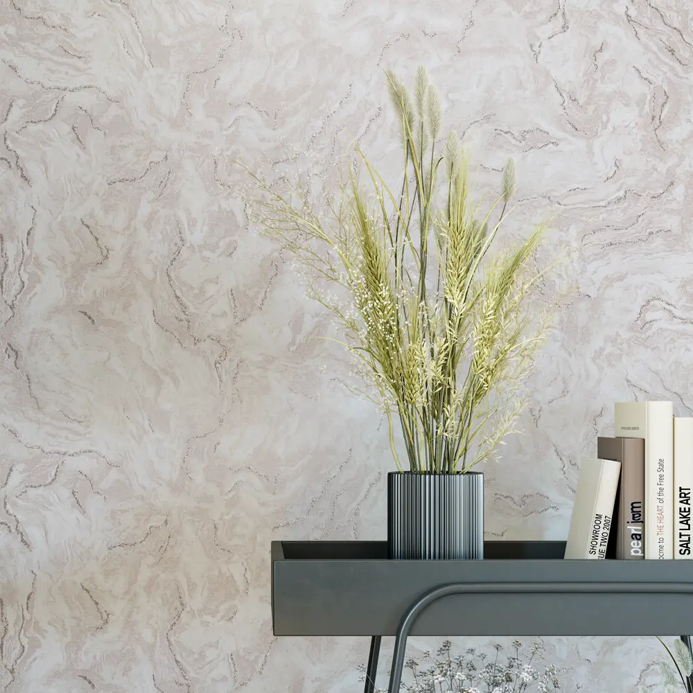 Palitra Home Palazzo - флизелиновые обои коричневые под покраску 87271092 STLM-1458075 - Вид №2