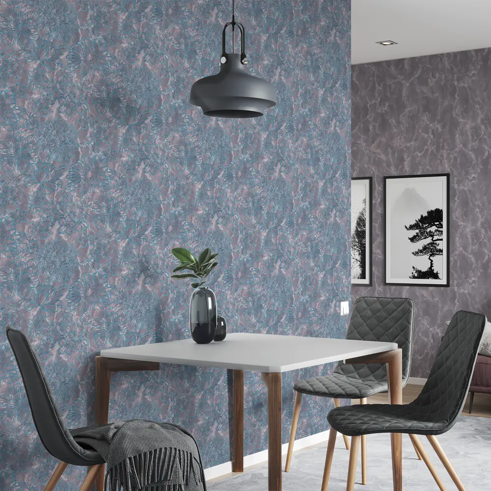 Обои флизелиновые Palitra Family Clairis фиолетовые 1.06 м 71903-46 STLM-2106128 - Вид №3