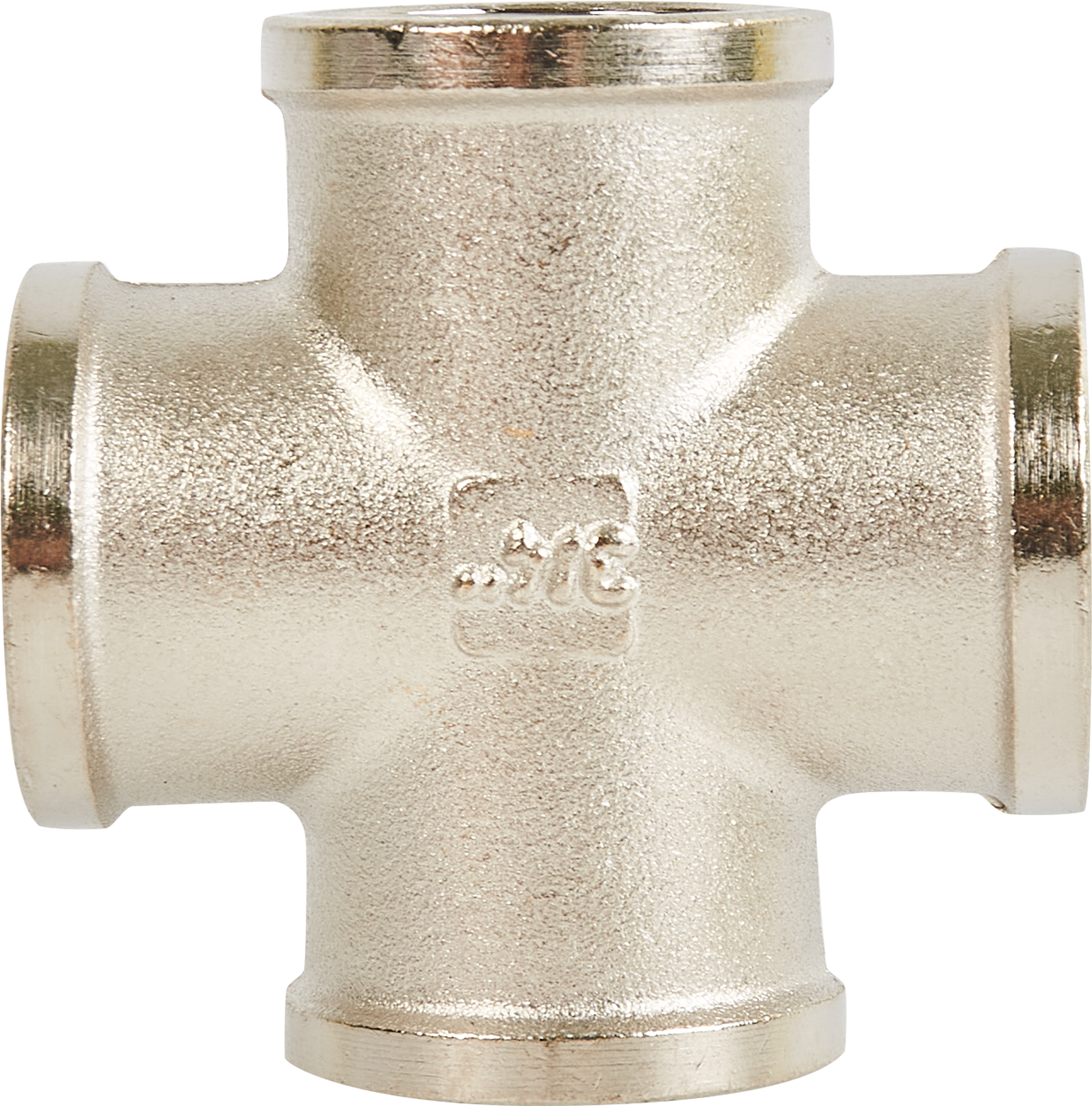 Крестовина STOUT 3/4" для водопроводных систем из никелированной латуни 82239074 STLM-0022689 - Вид №1