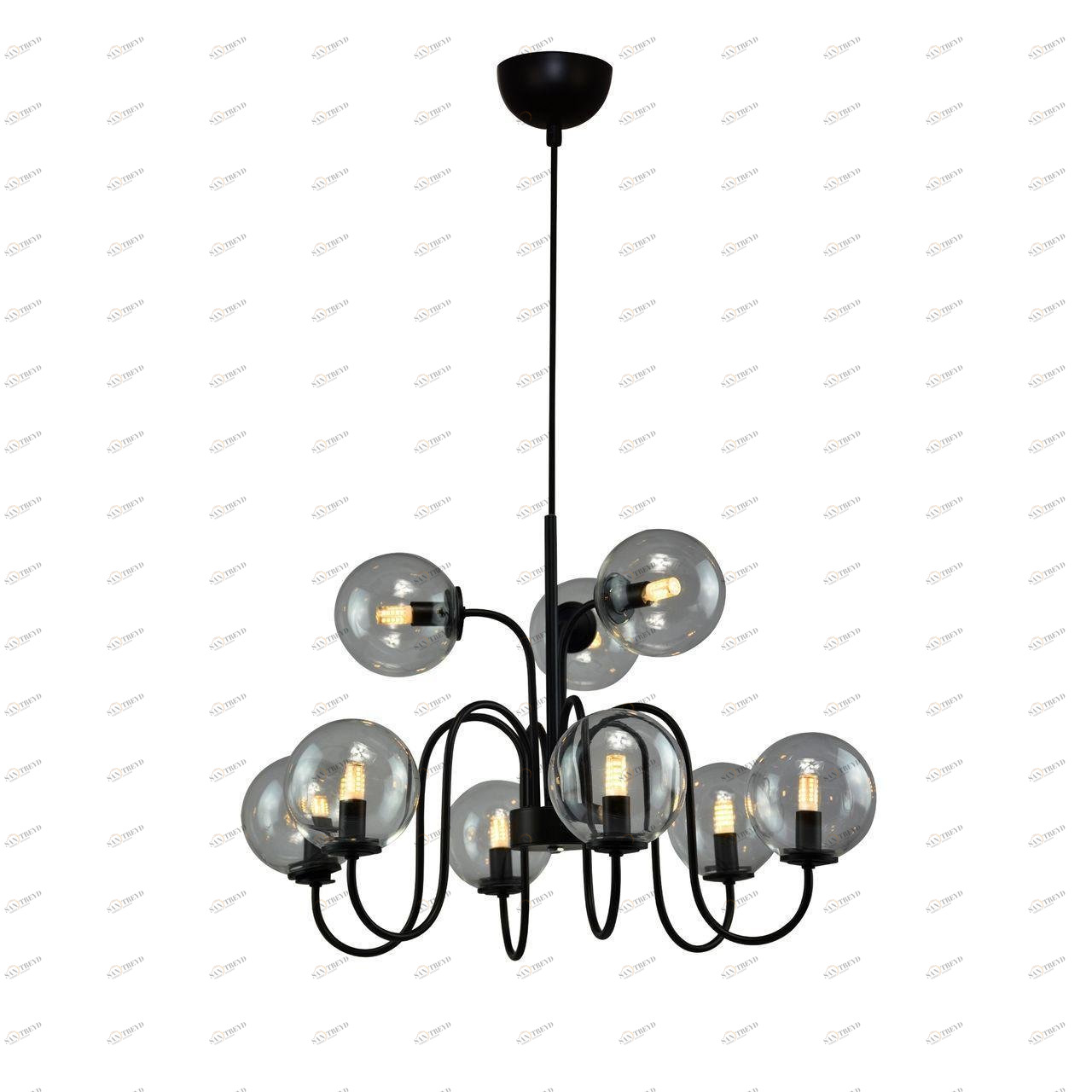 Подвесная люстра ST Luce Fiamo SL423.403.09 ST LUCE ДИЗАЙНЕРСКИЕ, FIAMO 279774 Черный 