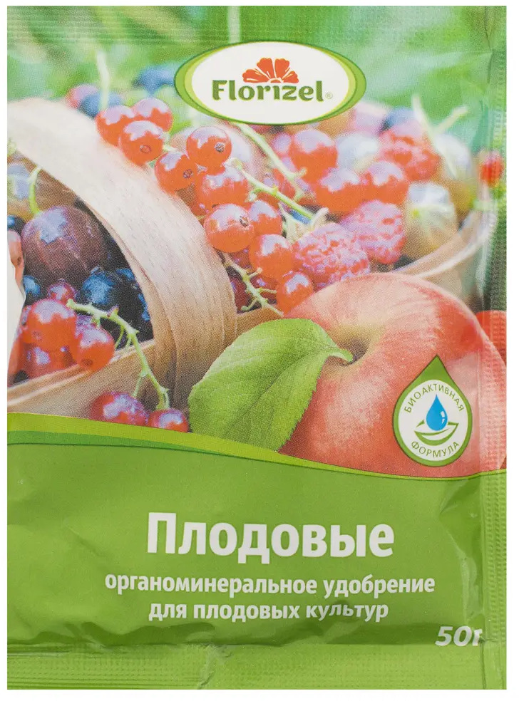 18398871 Удобрение Florizel органическое минеральное для плодовых 0.05 кг STLM-0953140
