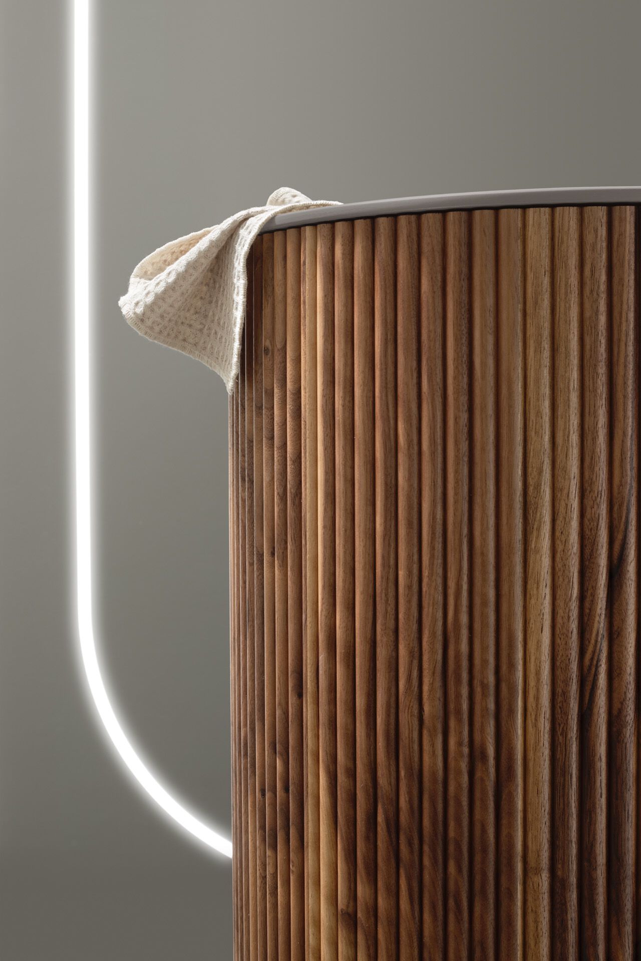 Отдельно стоящая раковина с ореховым покрытием ARCOM Монолит ARCH-00022055 - Вид №5