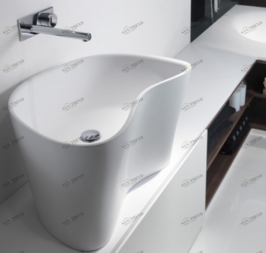 WA1 Накладная раковина на столешницу  овальная Falper 