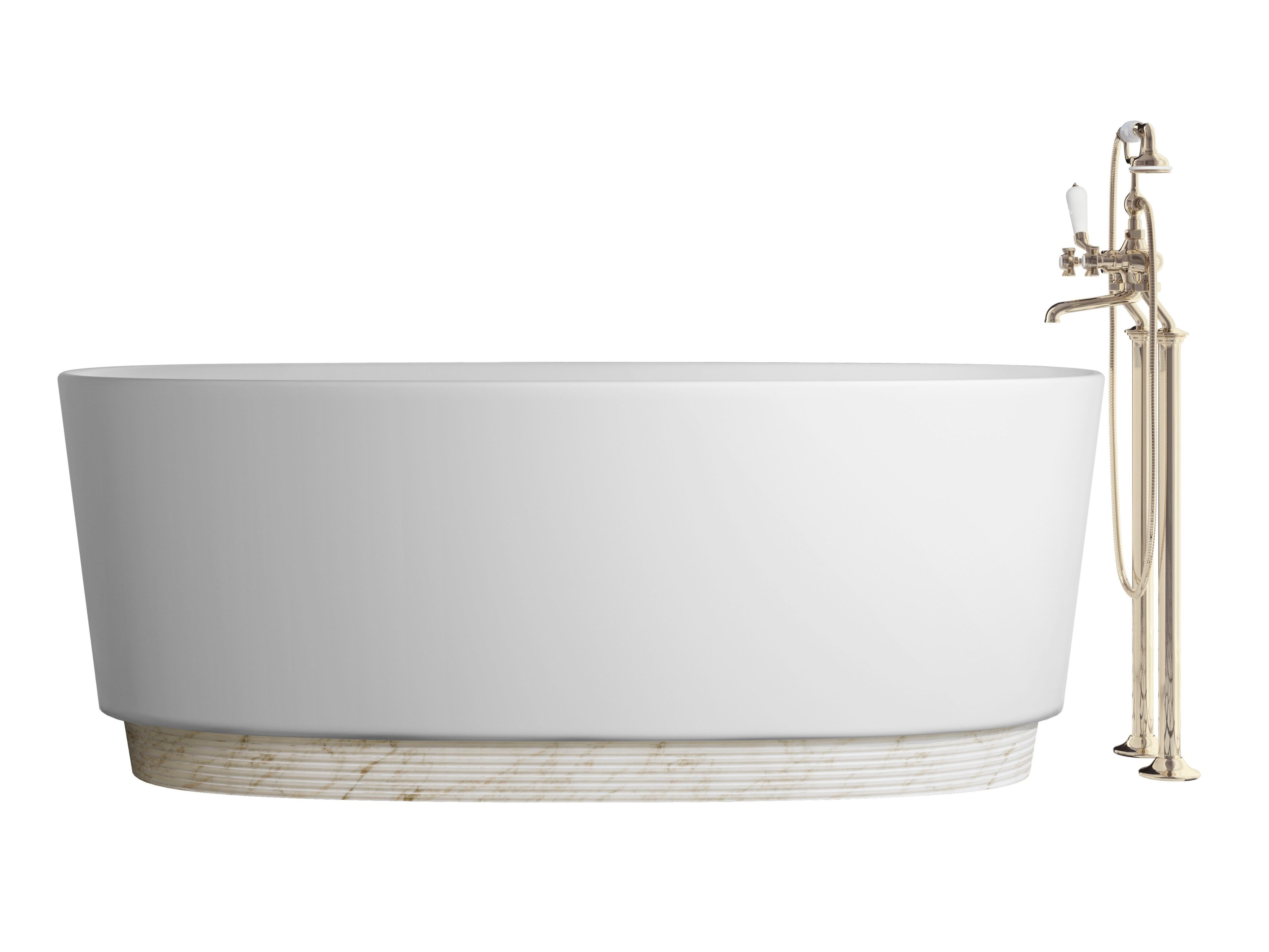 Овальная ванна в White Tec Plus Devon&Devon DOVE ARCH-00147021 - Вид №1