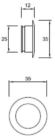 ENGI Наружная лестница / точечный светильник из нержавеющей стали  En301  - Вид №1
