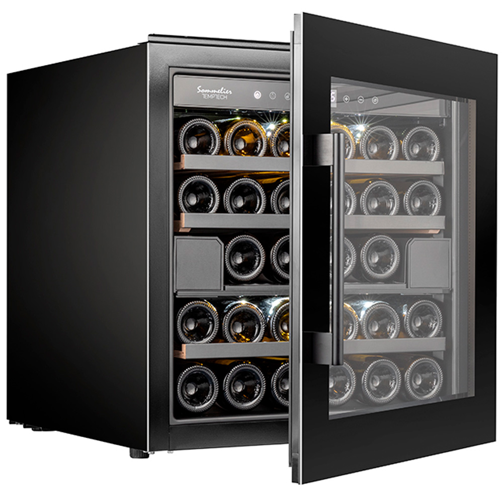 9173360 Винный шкаф Temptech SOMZ60DB-24 черный STDN-0051415 - Вид №2