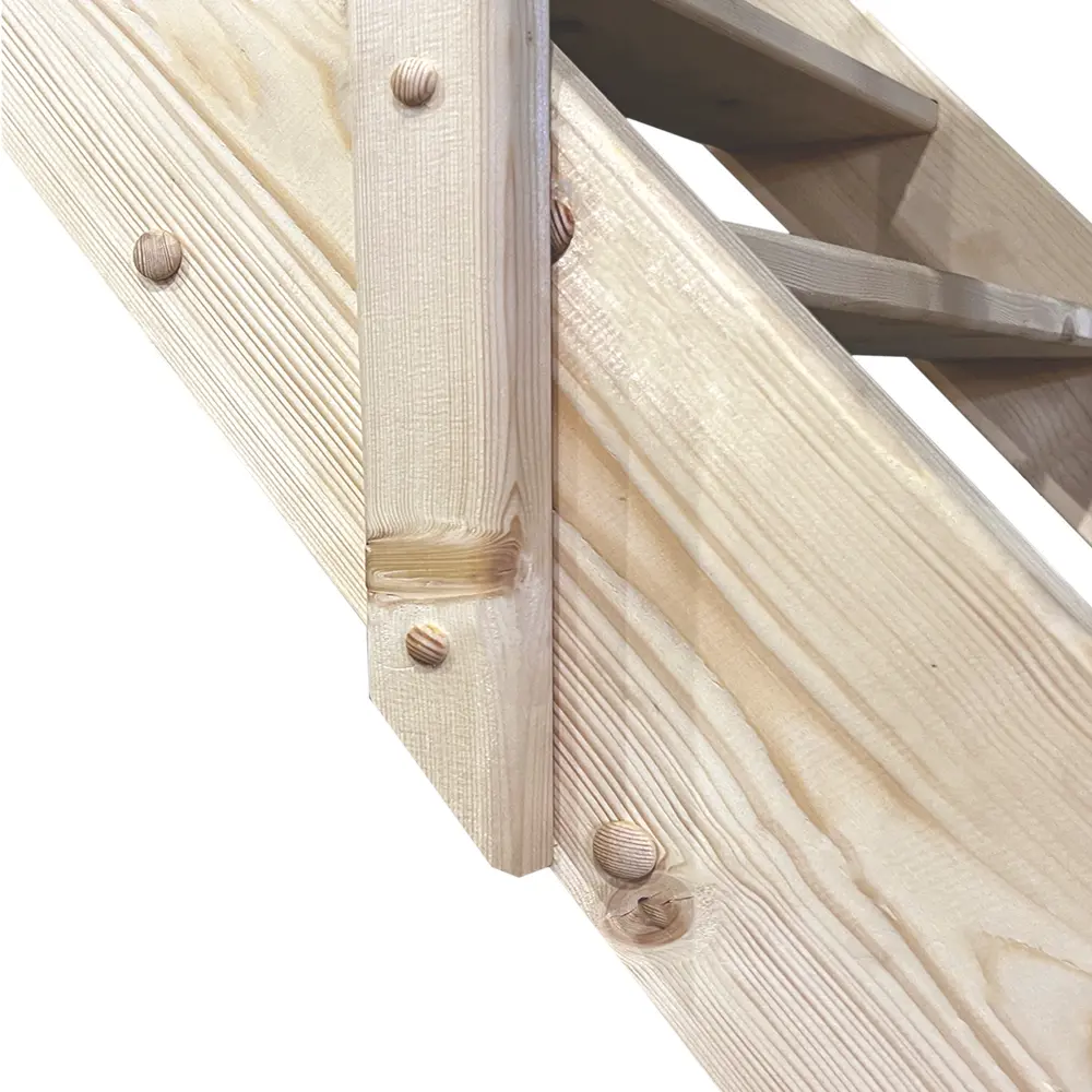 Лестница прямая деревянная 3М ТДВ STLM-2064717 - Вид №3