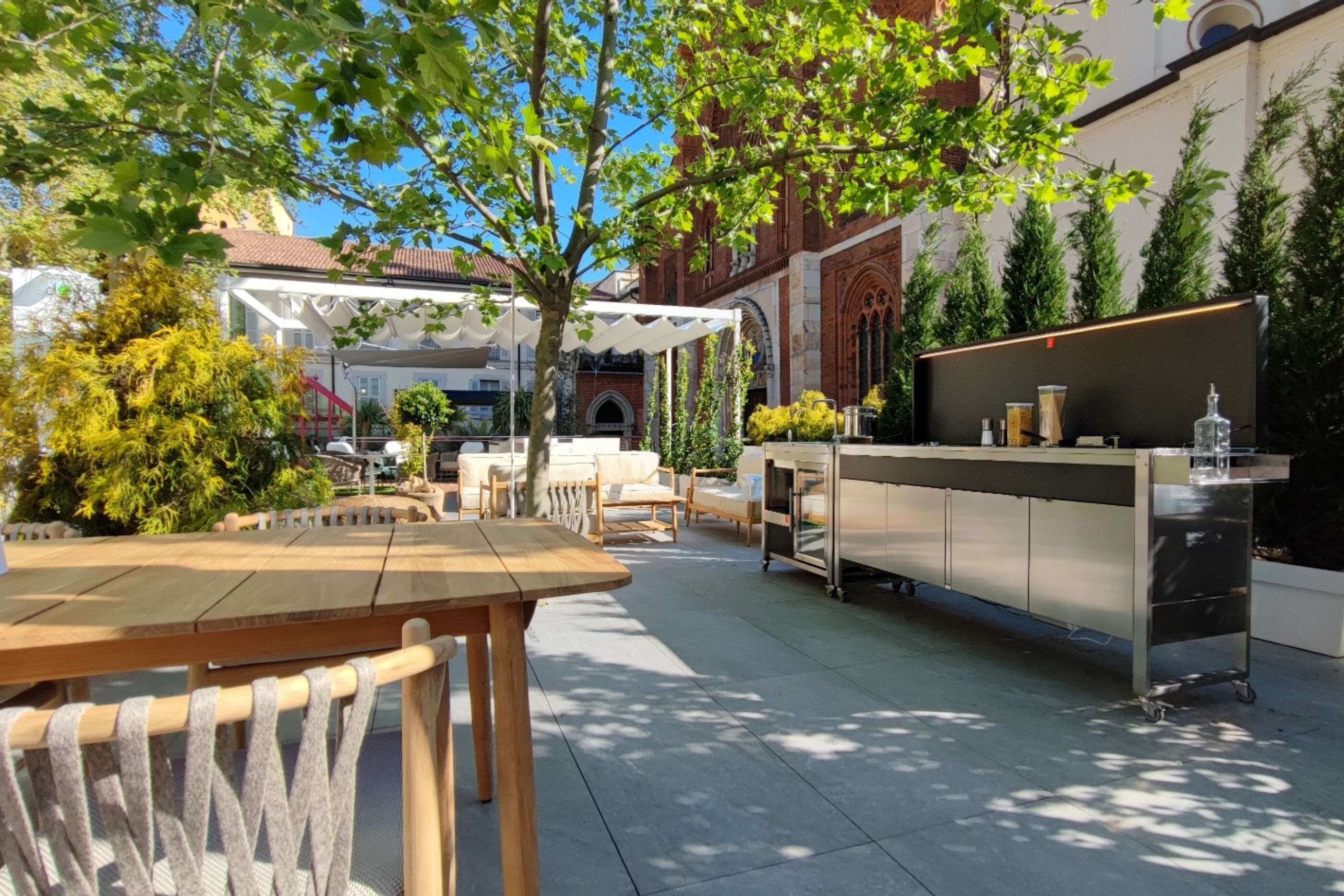 Газовая плита из нержавеющей стали PLA.NET Outdoor Cooking Kitchen ARCH-00119280 - Вид №15