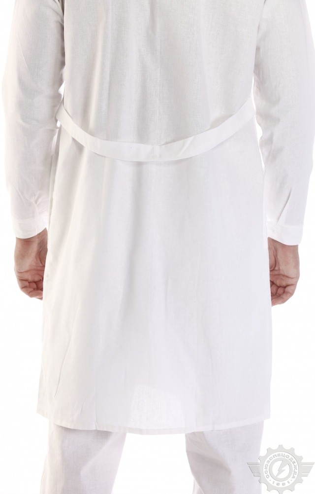61719 Халат мужской белый  Медицинская одежда  размер 44-46/158-164 Спецодежда  - Вид №7