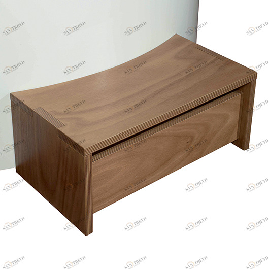 5GDOK Шаг из дерева окуме для отдельно стоящего мини-бассейна Kos by Zucchetti Minipool 