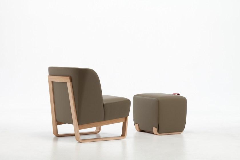 Very Wood Кожаное кресло-санки Skid sun-id-1366635 - Вид №7