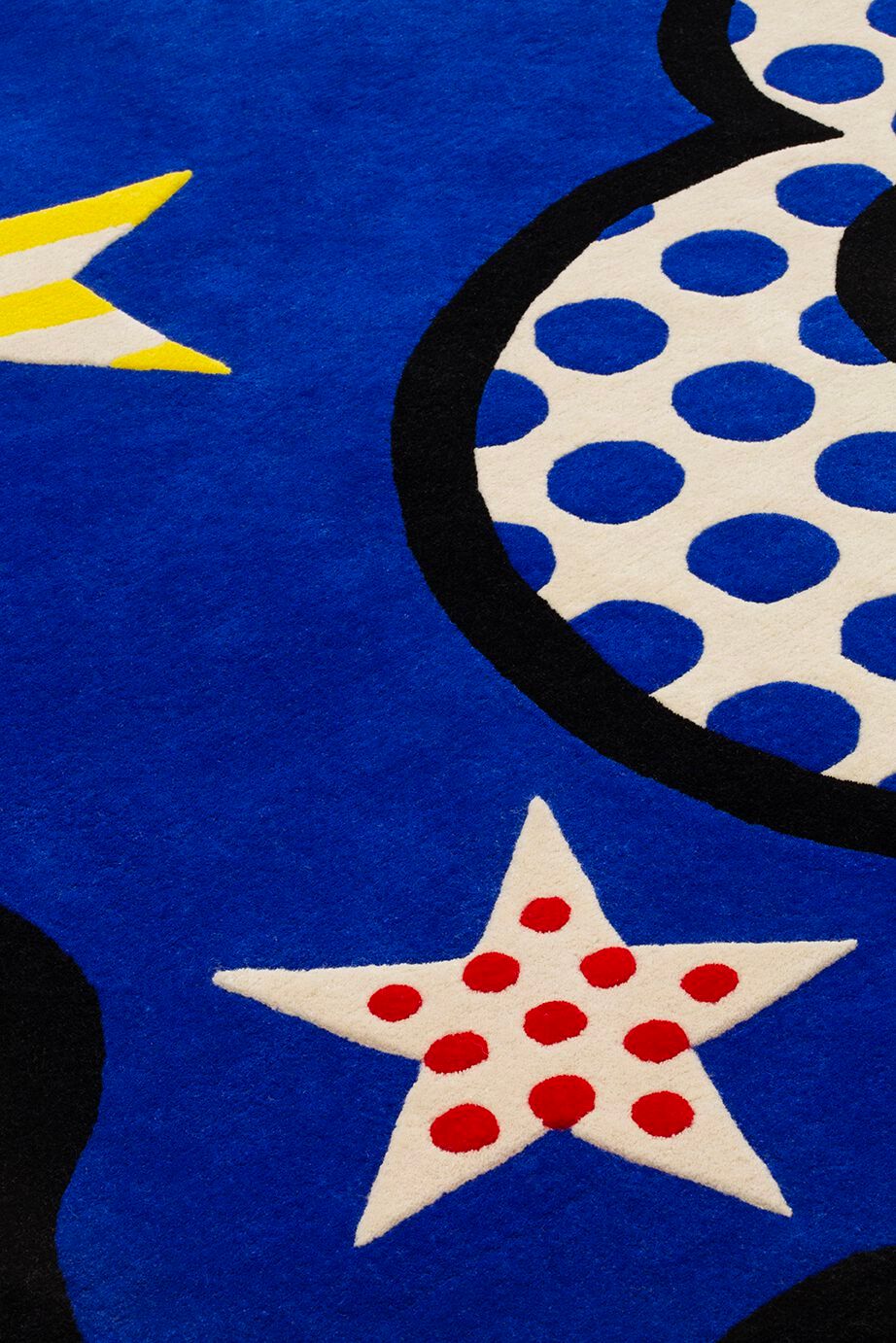 Шерстяной ковер ручной работы Poltronova бабочка, луг и небо ARCH-00025173 - Вид №1