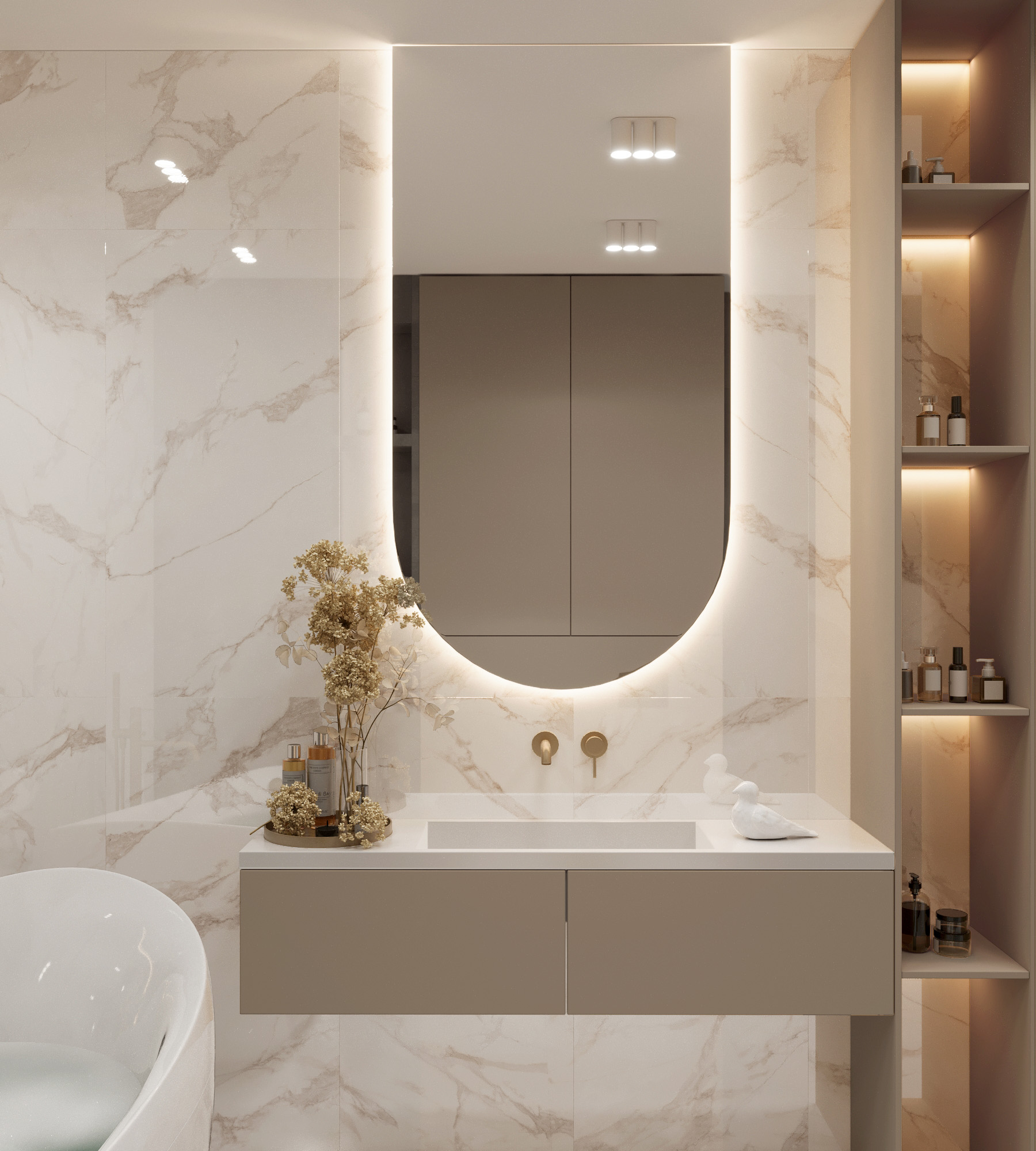 CALACATTA BIANCO ARCADIA CERAMICA FP1019-A - Вид №3