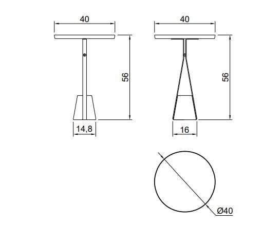 Круглый стол из твердой поверхности с основанием из каррарского мрамора Antoniolupi Halo ARCH-00066966 - Вид №11