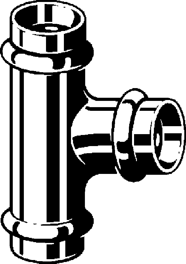 Viega Тройник Profipress 2418 (324896) 324 896 - Вид №1