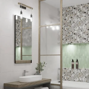 Настенная плитка Azori Mozart 31.5x63 см 1.79 м² матовая цвет белый