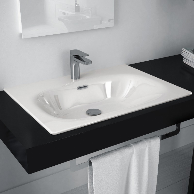 43328 Встроенная раковина под столешницу овальная Ceramica Hidra FLAT - Вид №2