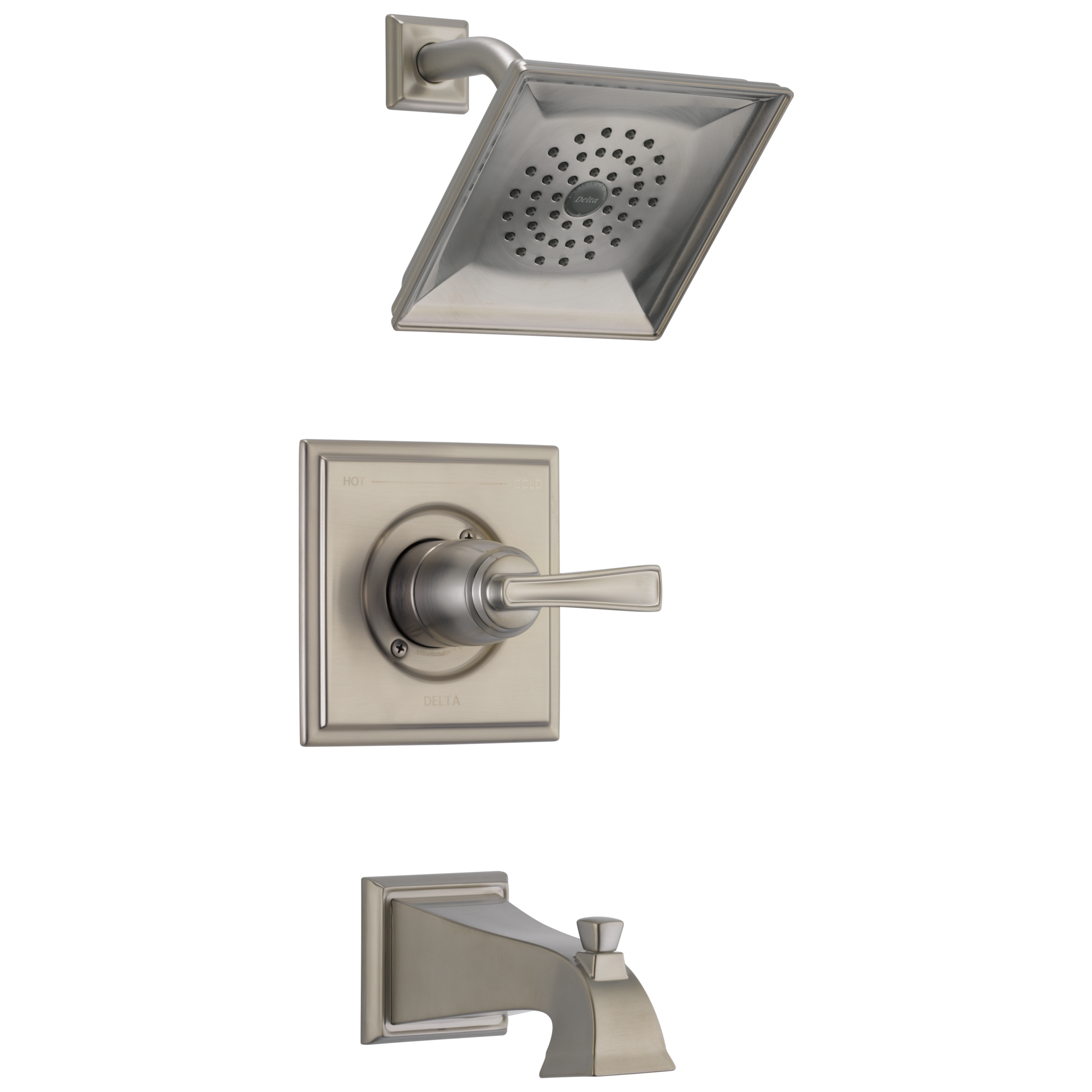 144718-SP Для ванны и душа Monitor® серии 14 Delta Faucet Lakewood Матовый никель Spotshield