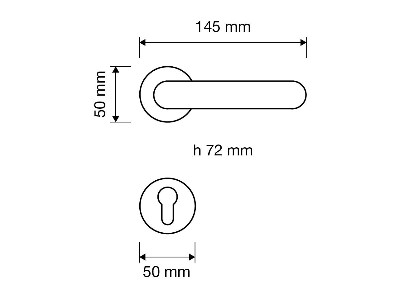 Латунная ручка с насадкой LINEA CALI' мечта ARCH-00004786