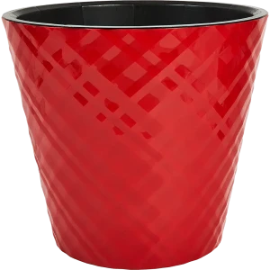 Горшок цветочный Ingreen Manhattan ø16 h14.5 см v1.6 л пластик красный