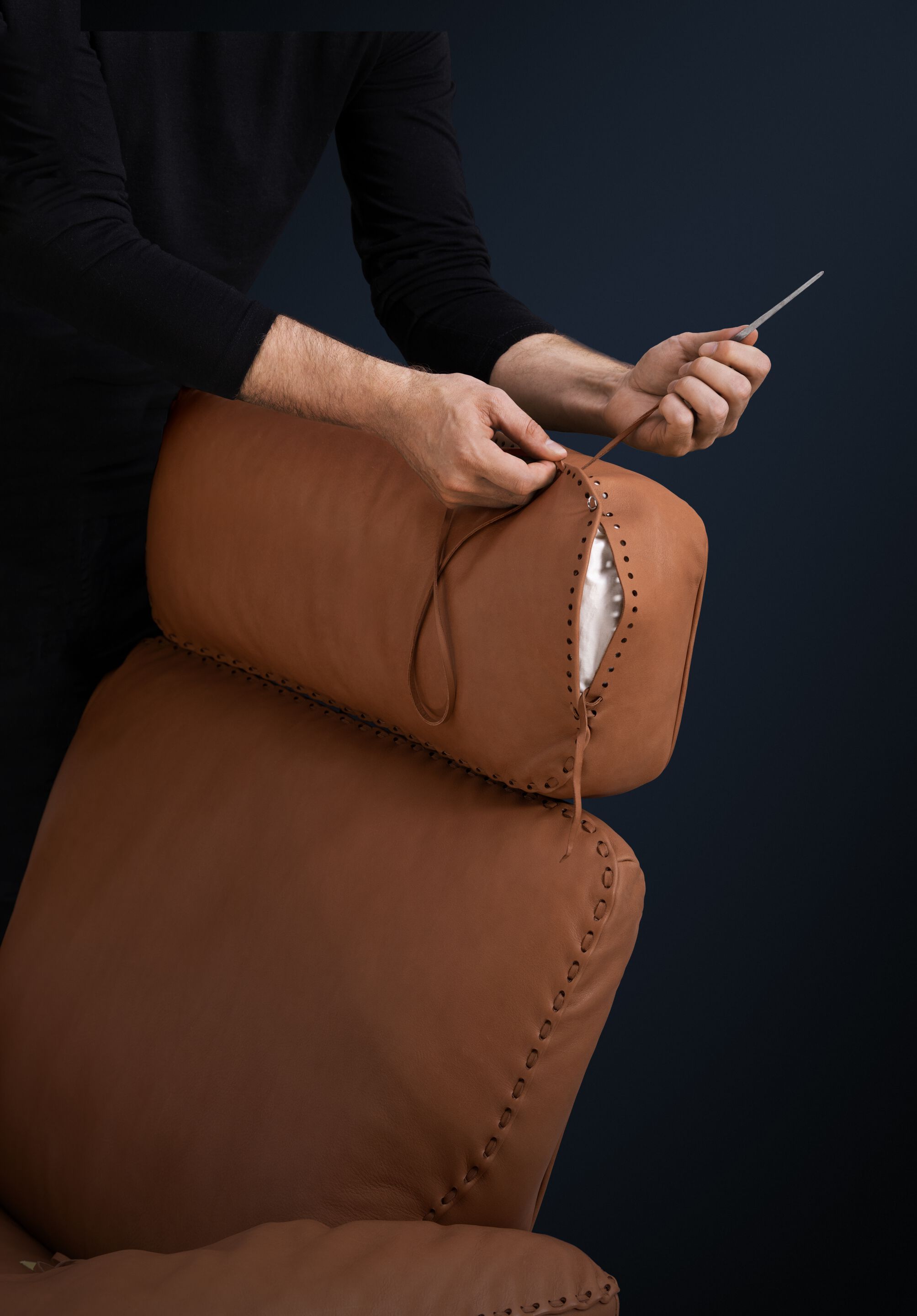 Кожаное кресло с подголовником de Sede DS-31 ARCH-00059035 - Вид №2