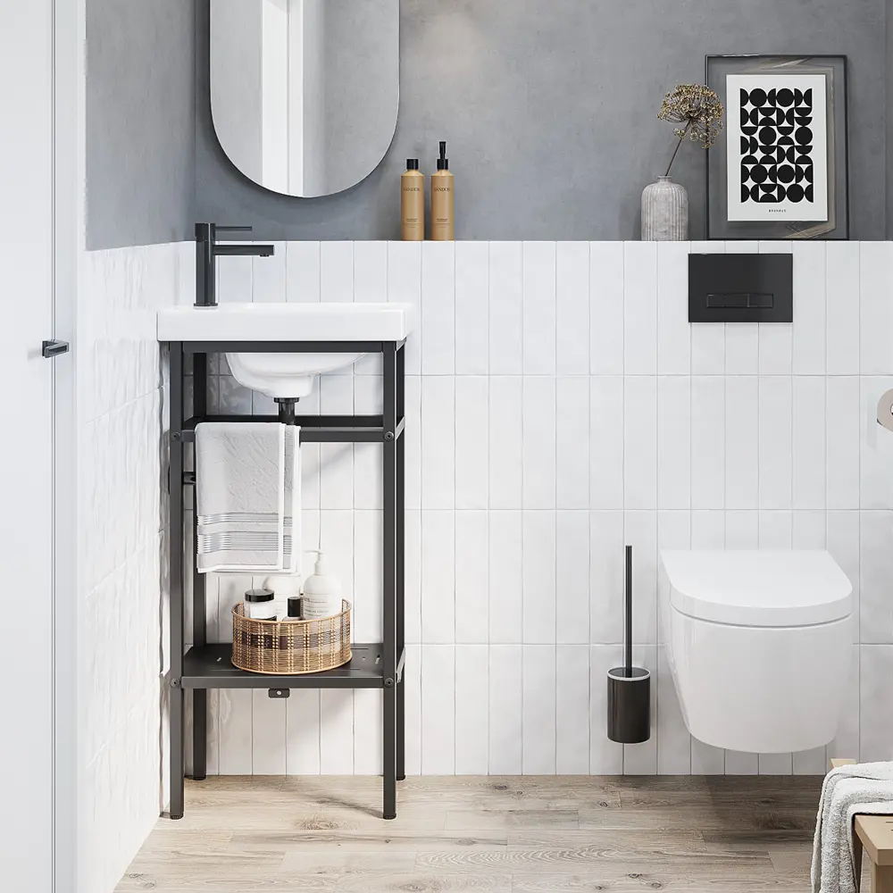 KONSENSA Бруклин — напольная опора для раковины с регулируемыми ножками 89375175 STLM-1510178 - Вид №4