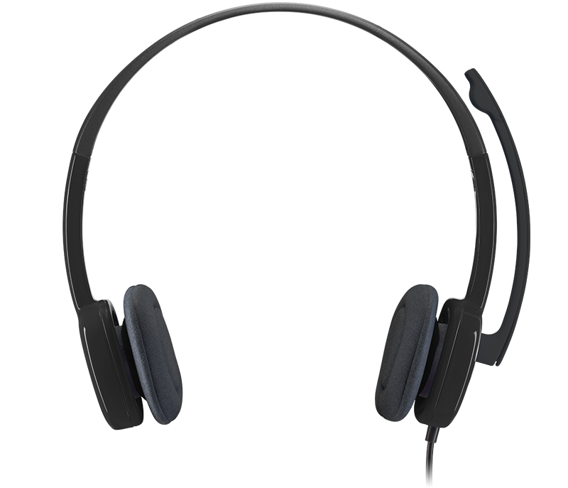 981-000589 headset h151 stereo black Logitech Santreyd  - Вид №1