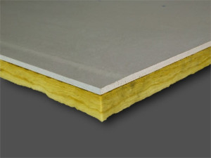 Изоляционная доска из стекловаты и гипсокартона