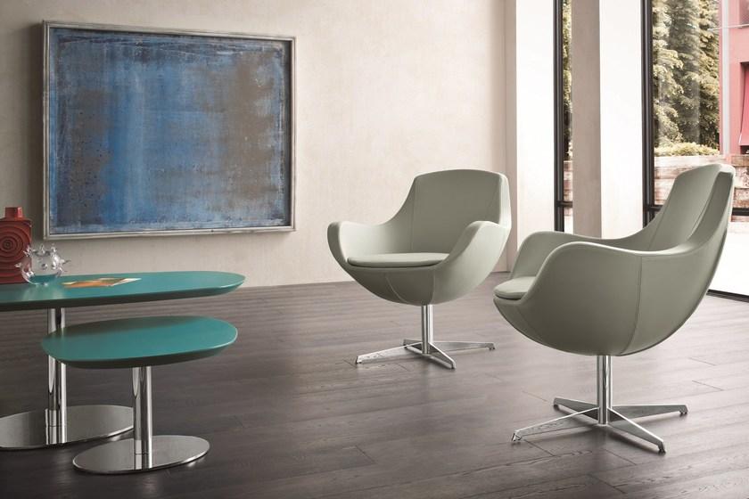 Dall'Agnese Кресло со съемным чехлом из кожи с 4 спицами sun-id-1439516 - Вид №2