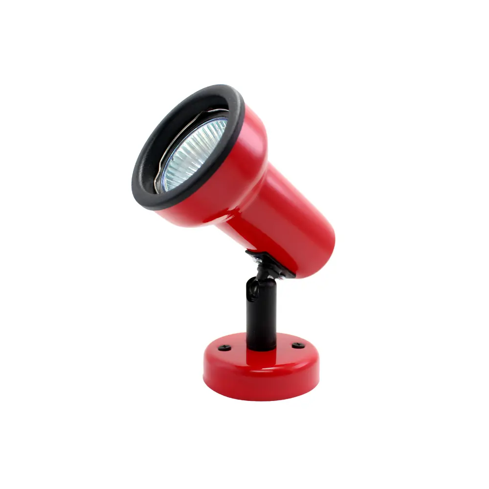 Спот поворотный накладной E51, 1 лампа, 2 м², цвет красный СВЕТКОМПЛЕКТ STLM-2070906