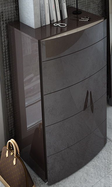 Комод высокий коричневый Strada ESF ДИЗАЙНЕРСКИЕ, КОМОДЫ STRADA 043943 Серый  - Вид №1