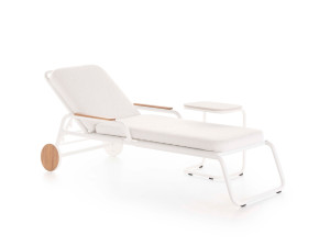 Тканевая откидная Садовая кровать с подлокотниками