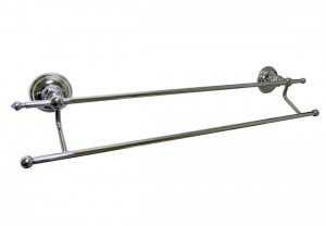 1498 ** 09 Держатель для полотенец двойной Nicolazzi Series Le Pietre