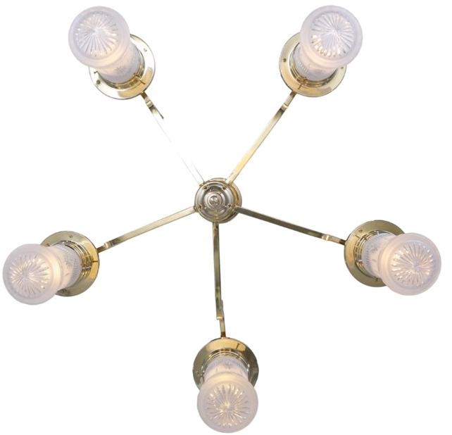 Patinas Lighting Люстра из латуни с прямым светом Venice sun-id-1486945 - Вид №2
