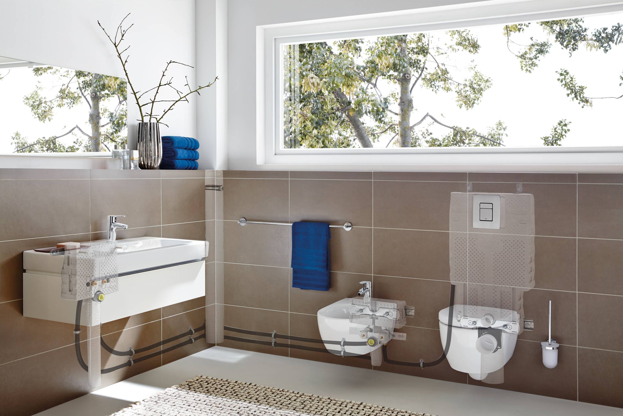 Панель смыва для унитаза GROHE Skate Cosmopolitan (3 режима смыва), хром (38732000) - Вид №5