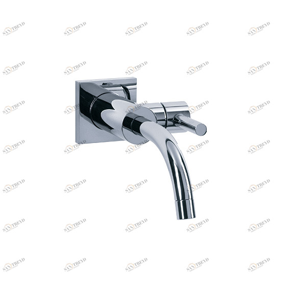 Смеситель для раковины xxl ½", однорычажный, настенный монтаж, внешняя часть JOERGER Charleston Square 634.10.365.000