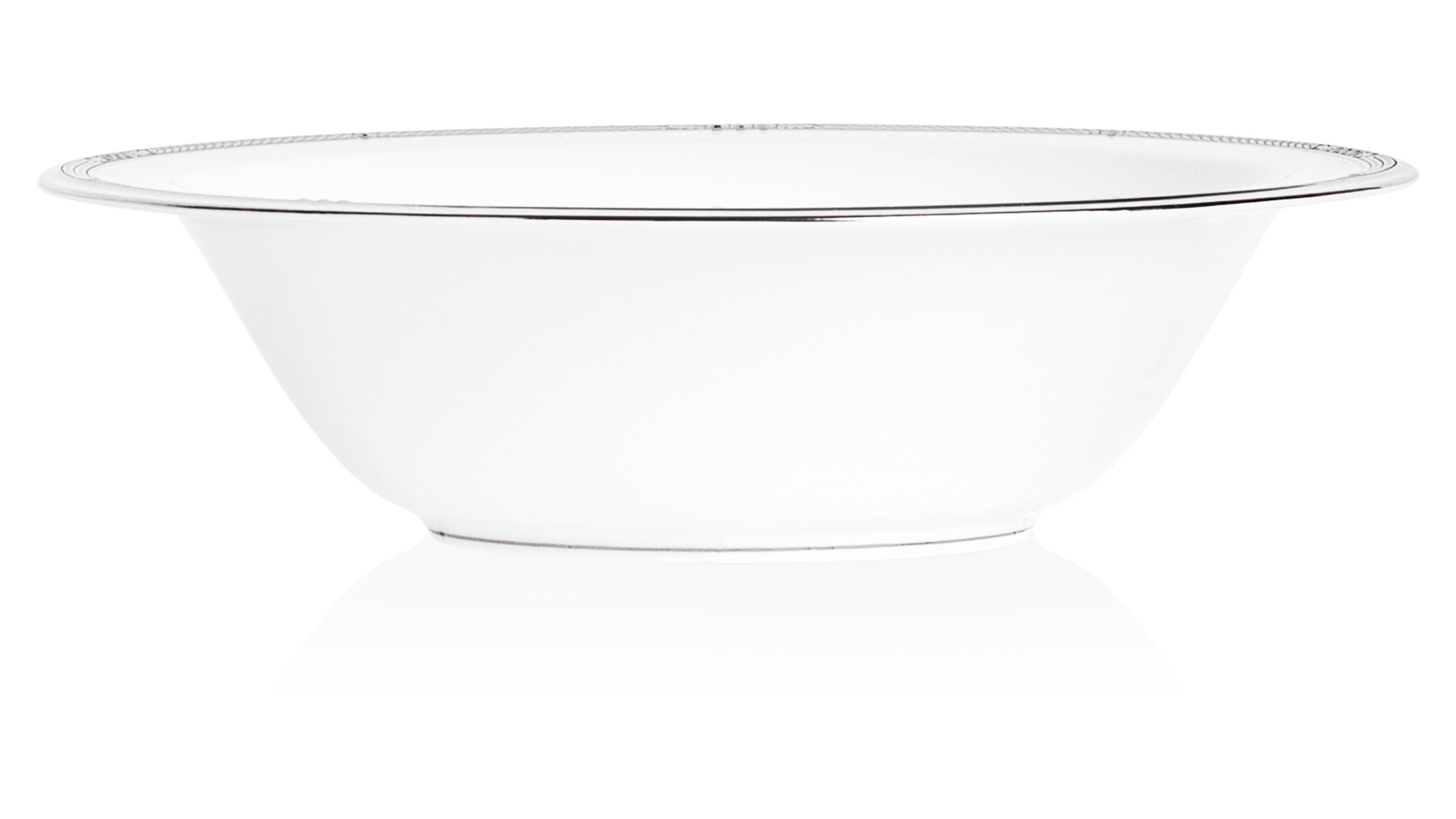 10654836 Noritake Сервиз столовый Noritake "Чатлайн, платиновый кант" 6/27 Фарфор костяной  - Вид №1