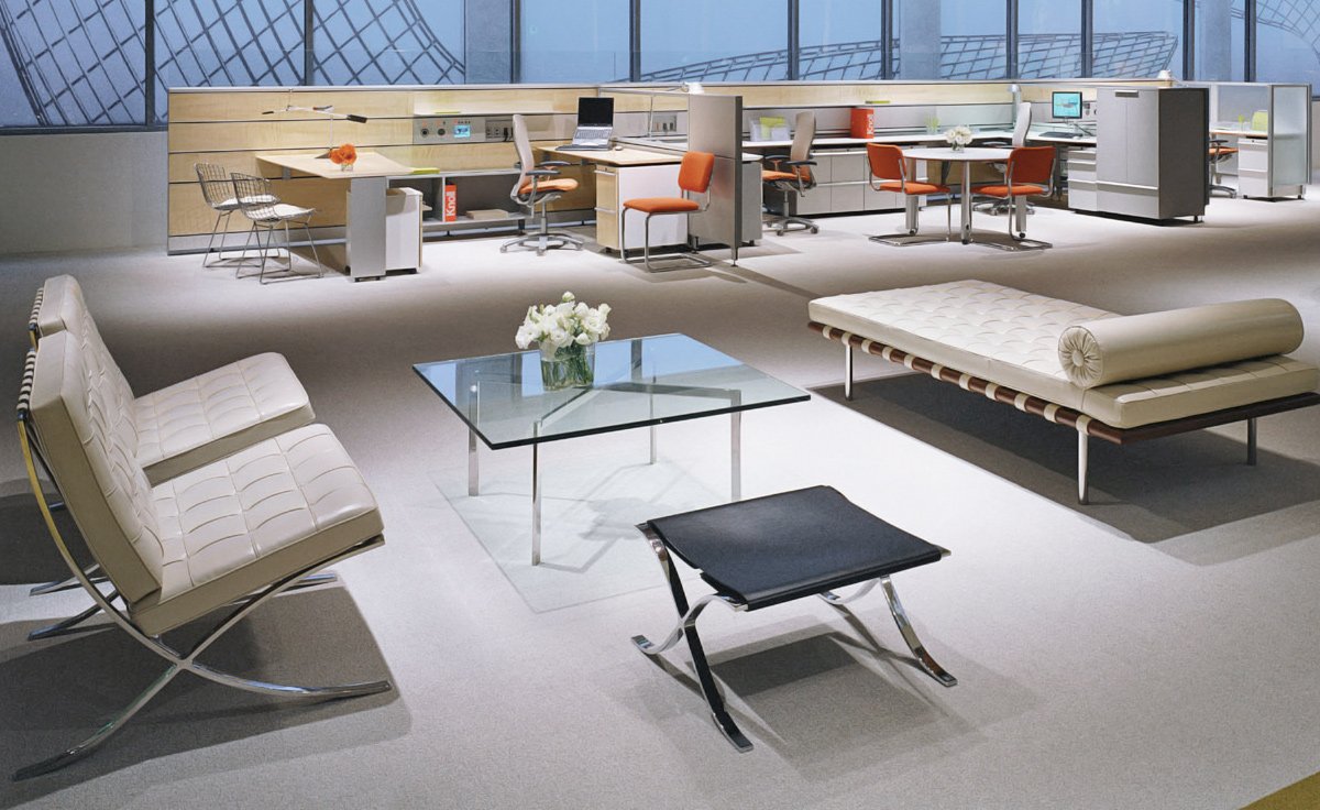 Кресло белое дизайнерское со стежкой Barcelona Style Chair SOHO DESIGN ДИЗАЙНЕРСКИЕ, BARCELONA 131537 Белый  - Вид №6