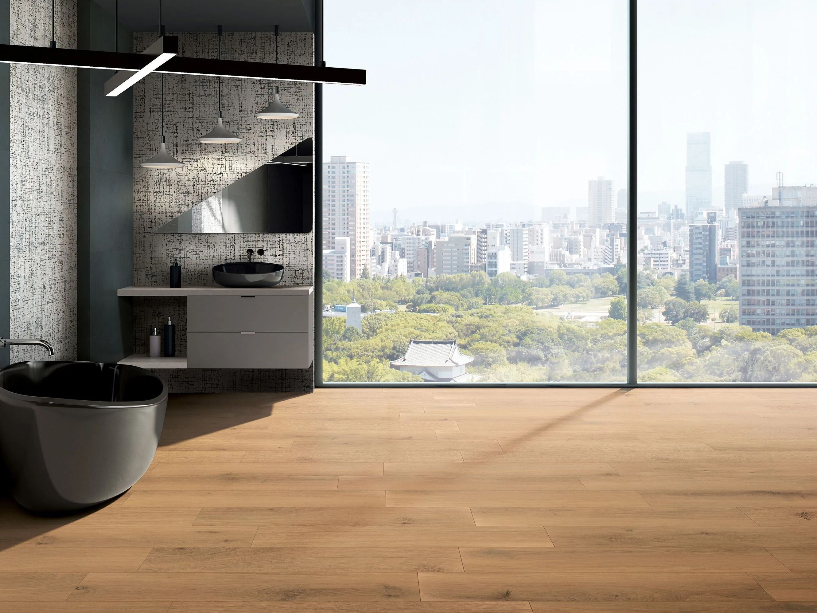 Пол из керамогранита под дерево Florim Ceramiche OAKY LIFE ARCH-00013458