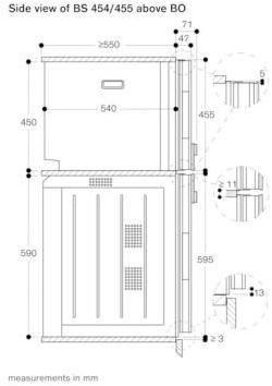 Gaggenau Комбинированная стеклянная печь Serie 400 Bs454111 - Вид №1