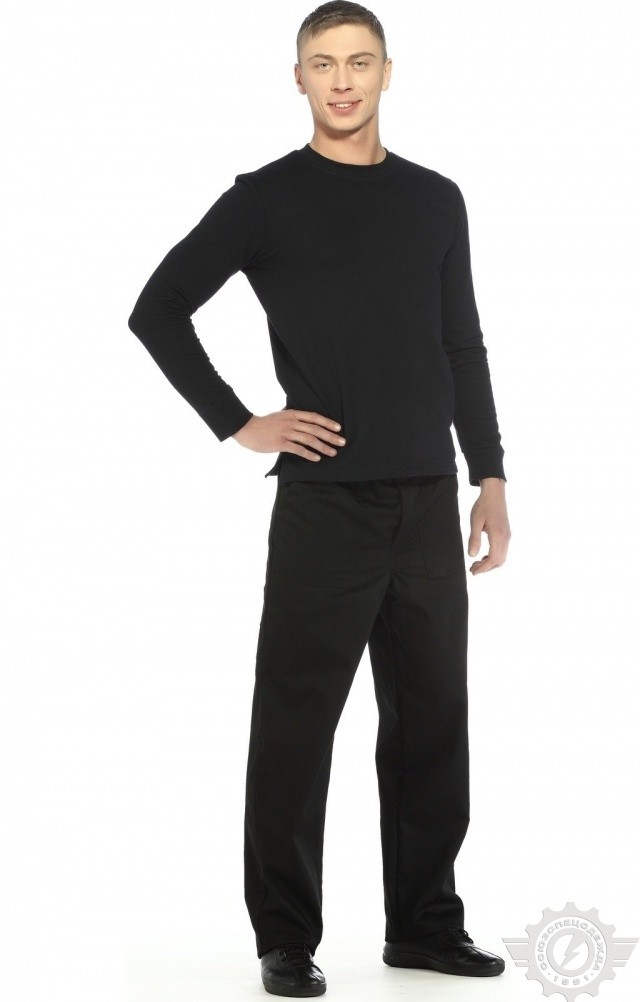 66308 Толстовка темно-синяя  Толстовки, рубашки, футболки, тенниски  размер L (100) Спецодежда  - Вид №5