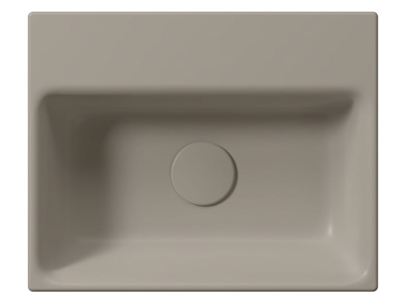 Керамическая прямоугольная подвесная встраиваемая раковина GSI ceramica Color Elements ARCH-00035552 - Вид №15