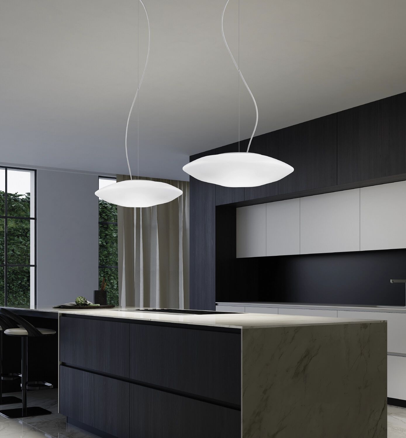 Выдувное стекло светодиодный подвесной светильник Vetreria Vistosi Modulor ARCH-00116641 - Вид №2