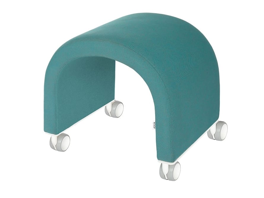 Низкая ткань мягкий стул с колесами Askia NOMAD ARCH-00003212 - Вид №4